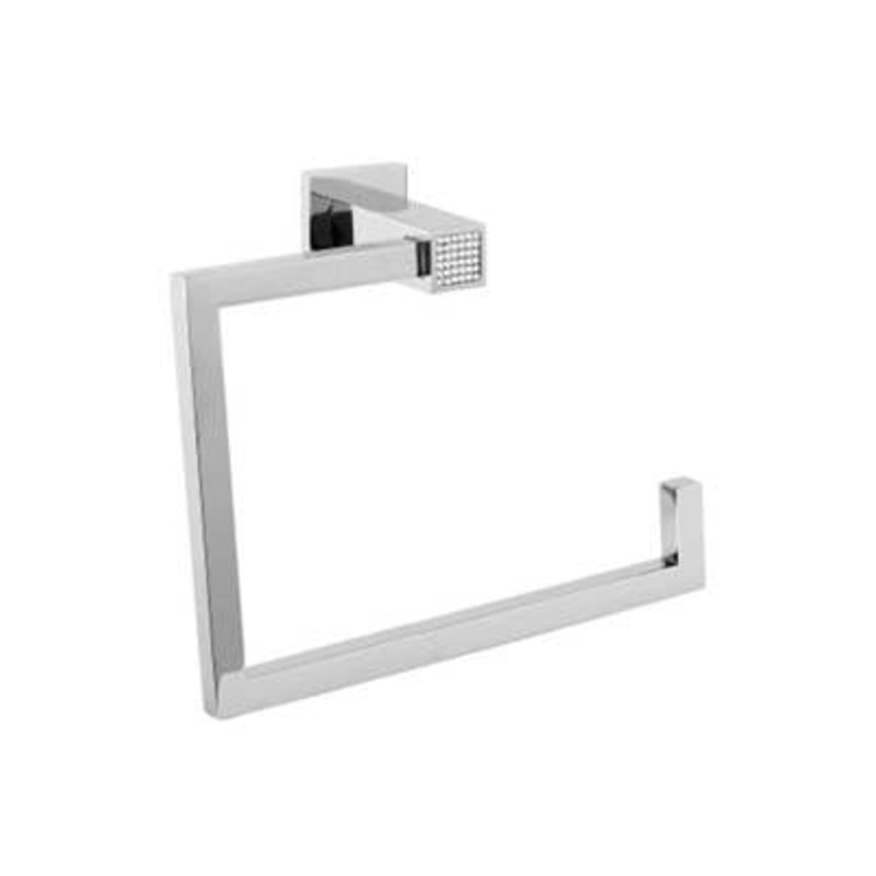 Maier 14002CH- Skip Diamond Towel Ring