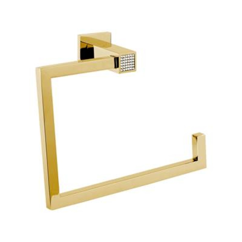 Maier 14002GD- Skip Diamond Towel Ring