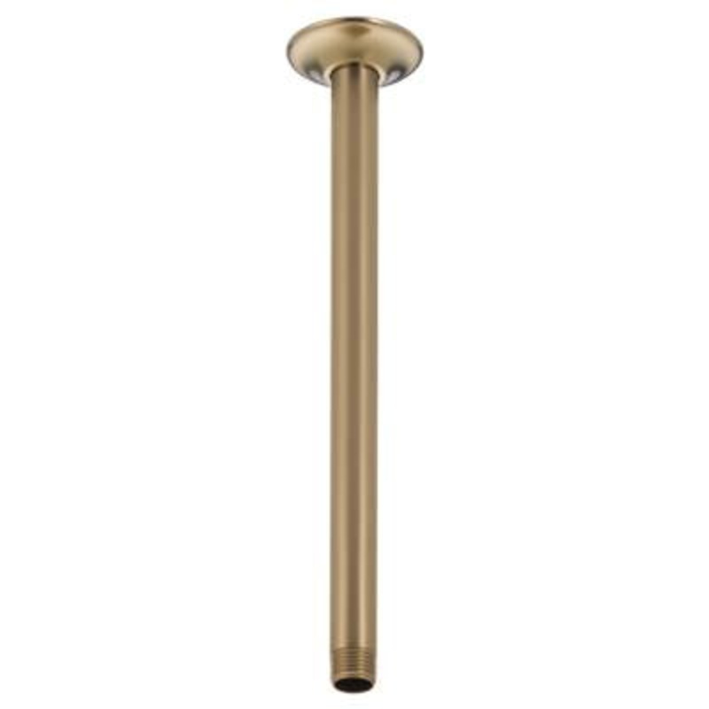 Delta U4998-CZ- Shower Arm & Flange 14'' Ceiling Mount