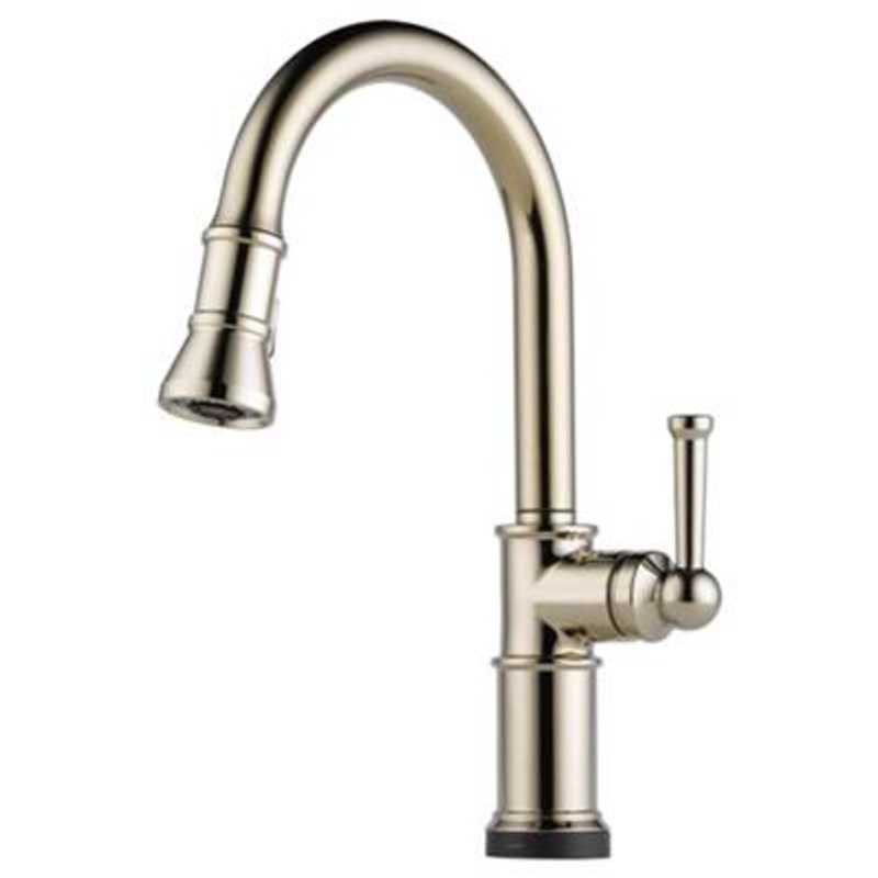 Brizo 64025LF-PN- Single Handle Pull-Down Kitchen Faucet With Smarttouch Te