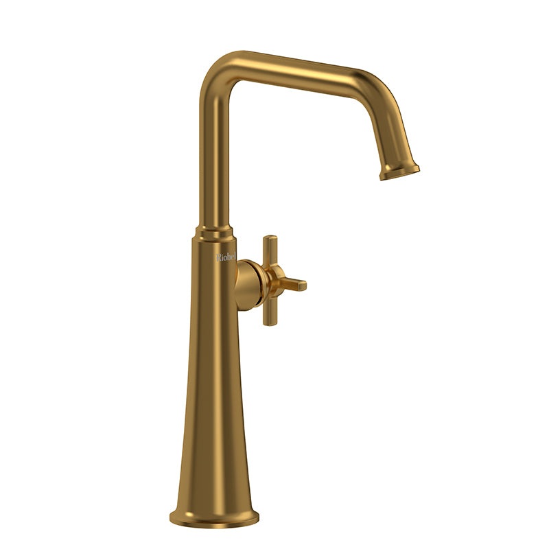 Riobel MMSQL01+BG- Single hole lavatory faucet
