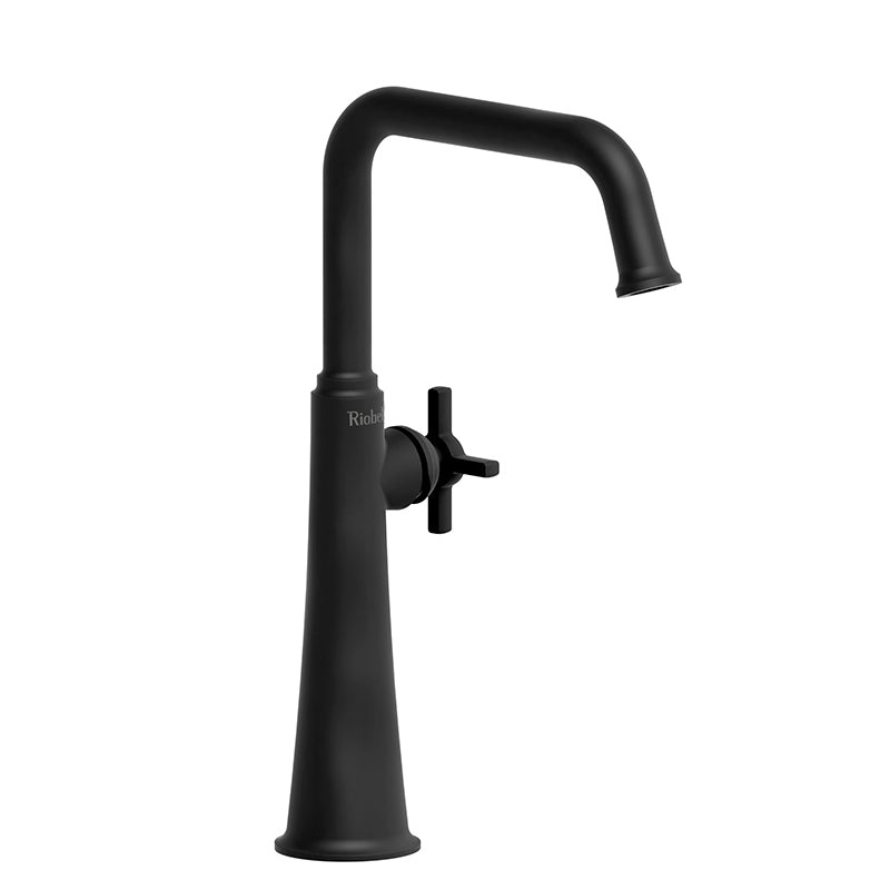 Riobel MMSQL01+BK- Single hole lavatory faucet