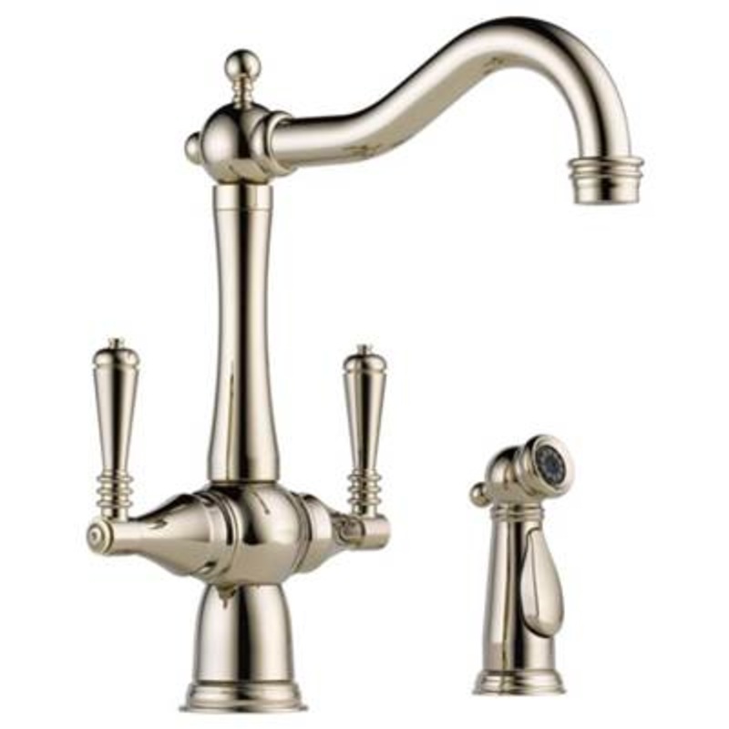 Brizo 62136LF-PN- Two Handle Kitchen Faucet With