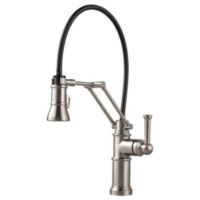 Brizo 63225LF-SS- Single Handle Articulating Arm Kitchen Faucet