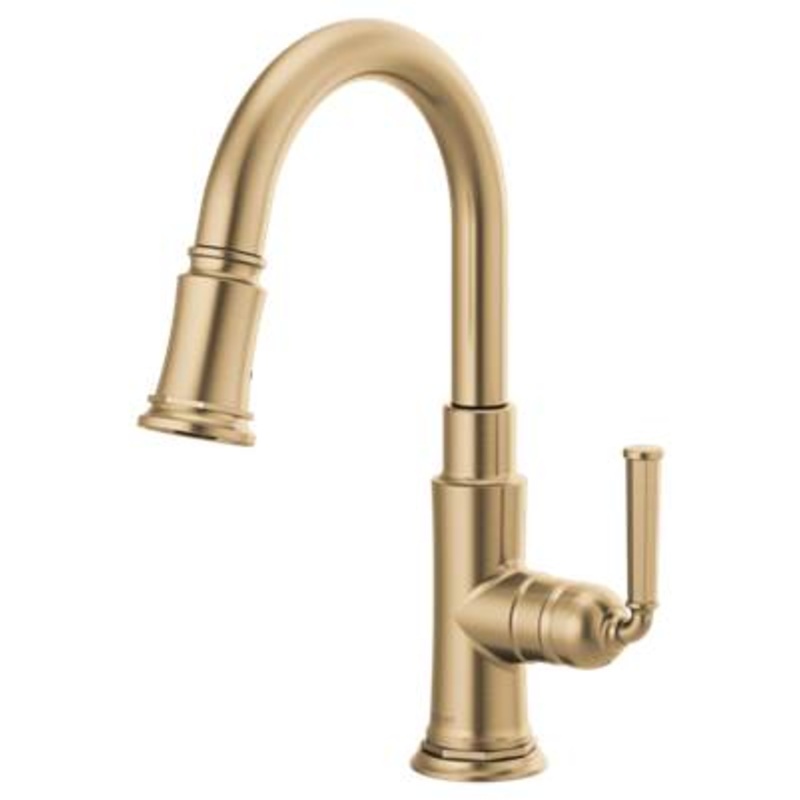 Brizo 63974LF-GL- Single Handle Pull-Down Prep Kitchen Faucet
