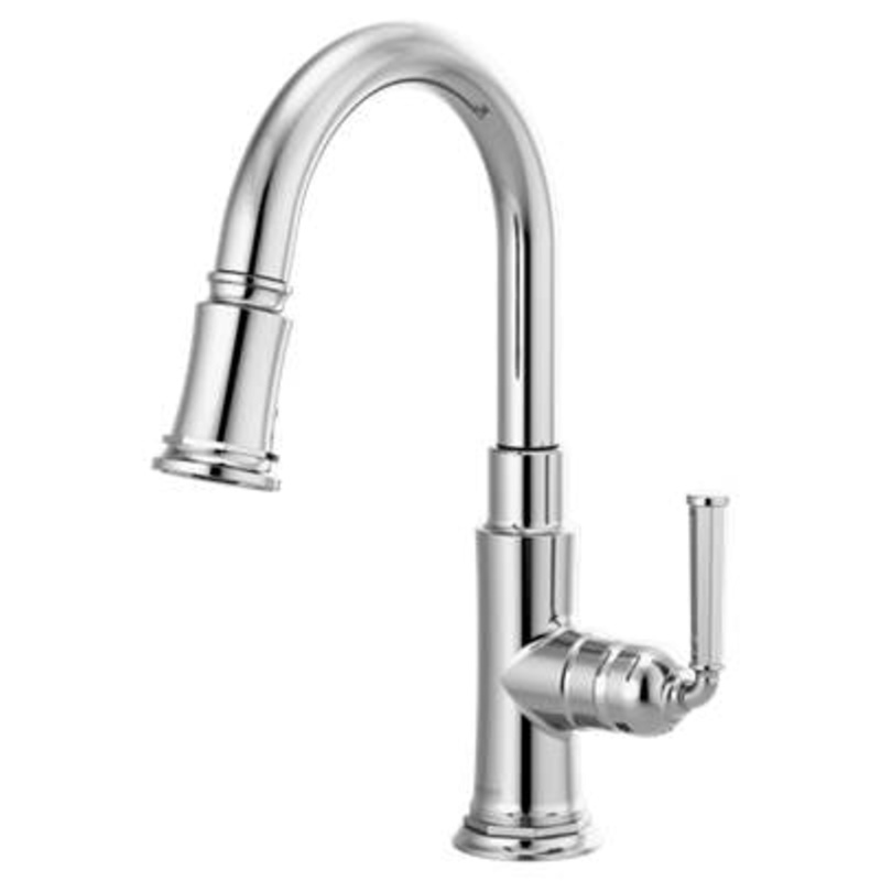 Brizo 63974LF-PC- Single Handle Pull-Down Prep Kitchen Faucet