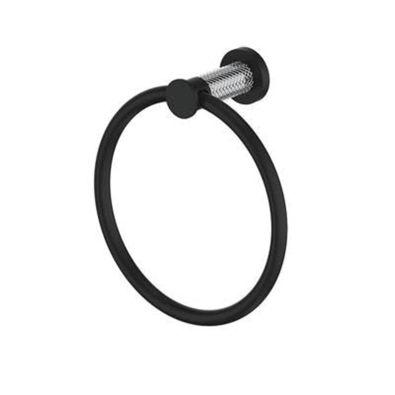Vogt BA.0108.CB- Drava Towel Ring Chrome Matte Black