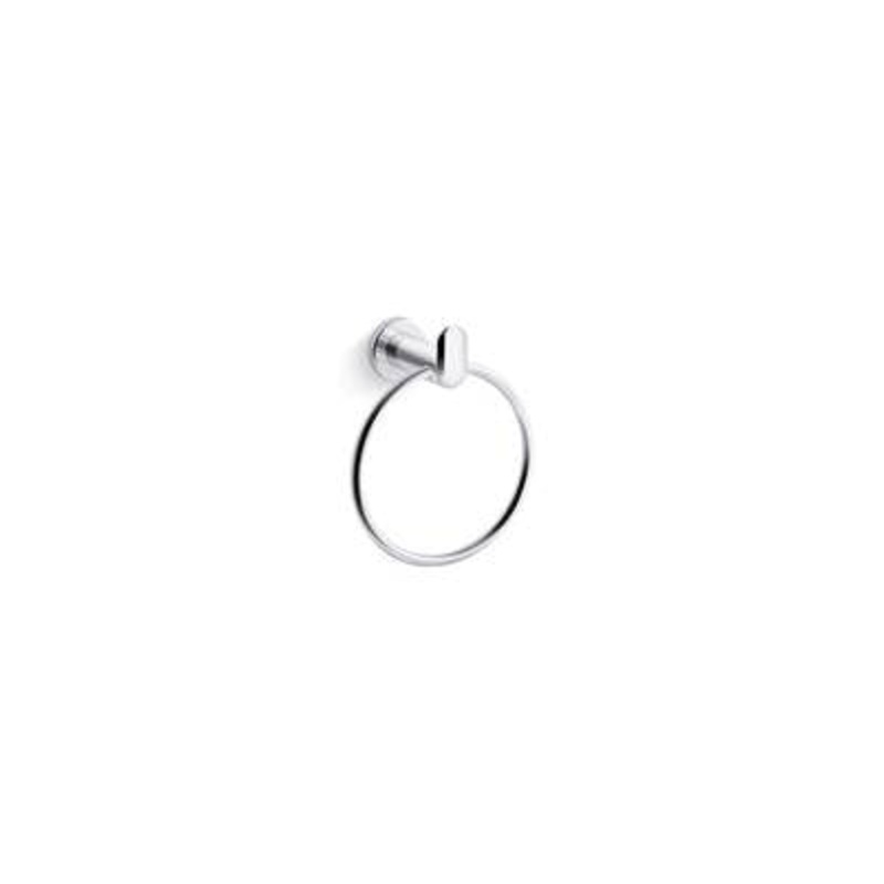 Kohler 97898-CP- Kumin towel ring