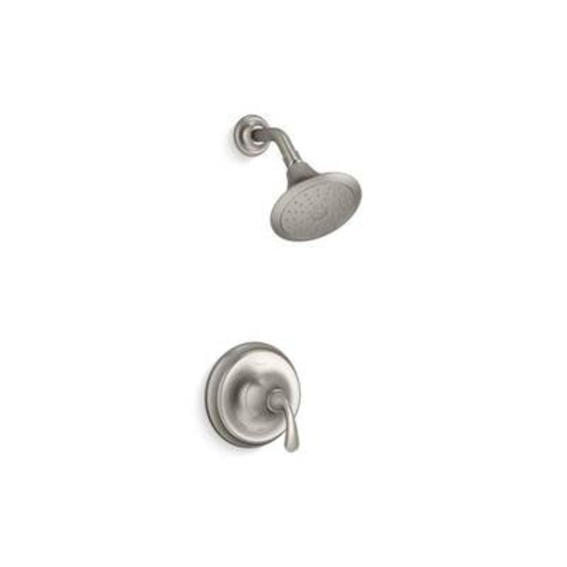 Kohler TS10276-4G-BN- Fort Sculpted Rite-Temp shower trim with 1.75 gpm showerhead